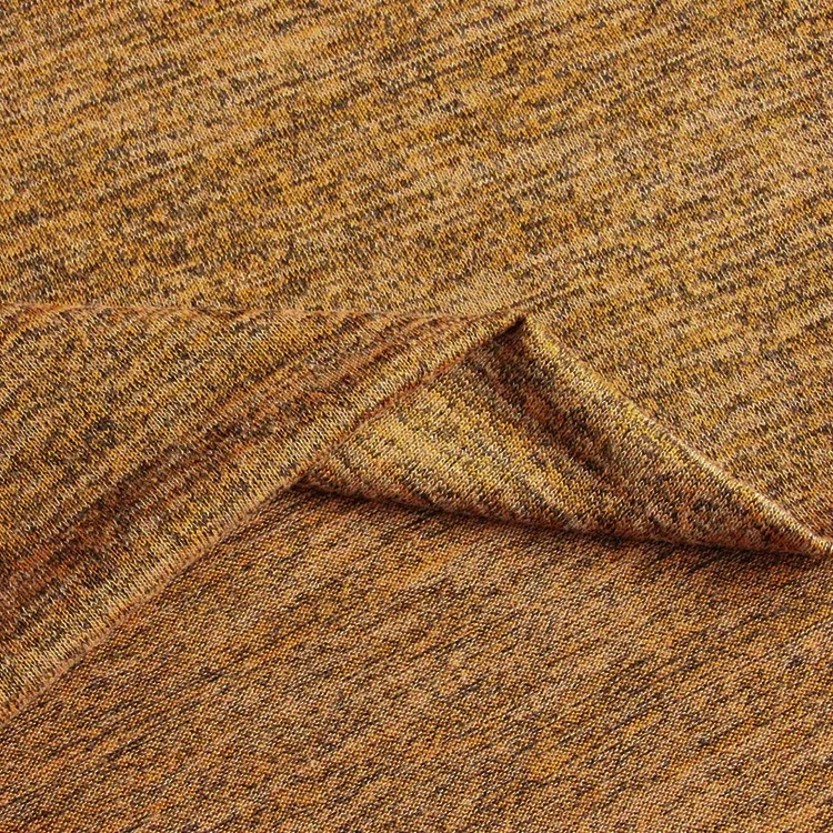 3939# 70%polyester 25%cotton 5%spandex cloud dyed cotton knitted jersey fabric 210g medium weight for skirt short sleeve fashion