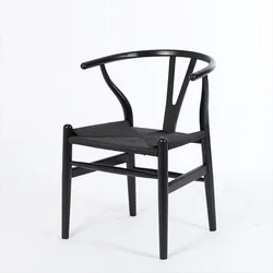 Factory directly supply Antique solid wood diningroom Y back wishbone chair resturant chair CH-971
