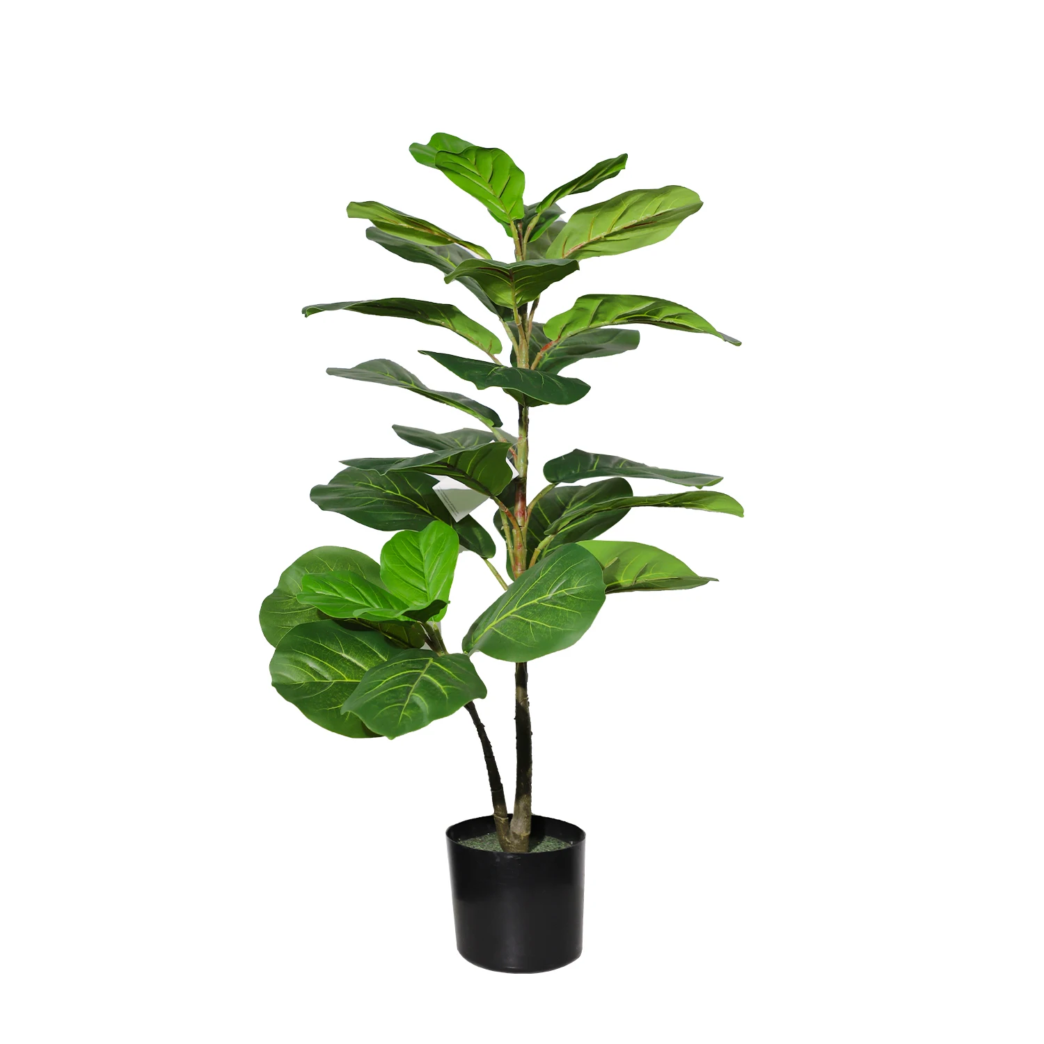 Nordic Interior Home Decor Fake Plants Plastic Ornamental Trees Artificial Fig Ficus Tree Banyan Tree Bonsai Ficus Lyrata