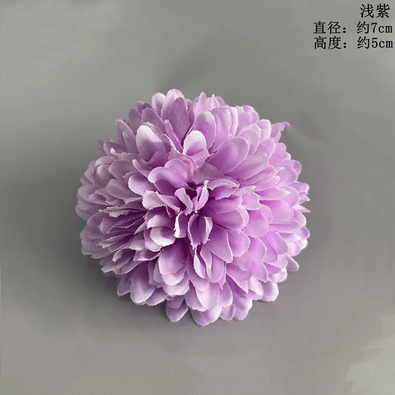 guona simulate Chrysanthemum flower wholesale wedding table decoration silk oil painting small ball head