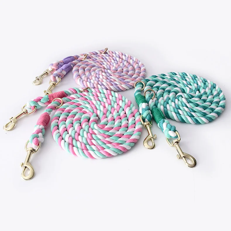 Multiple Hands Free Dog Leash Running Stock Design Personalized Luxury Small Large Pet Rope Leads Walking Accessories Wholesale