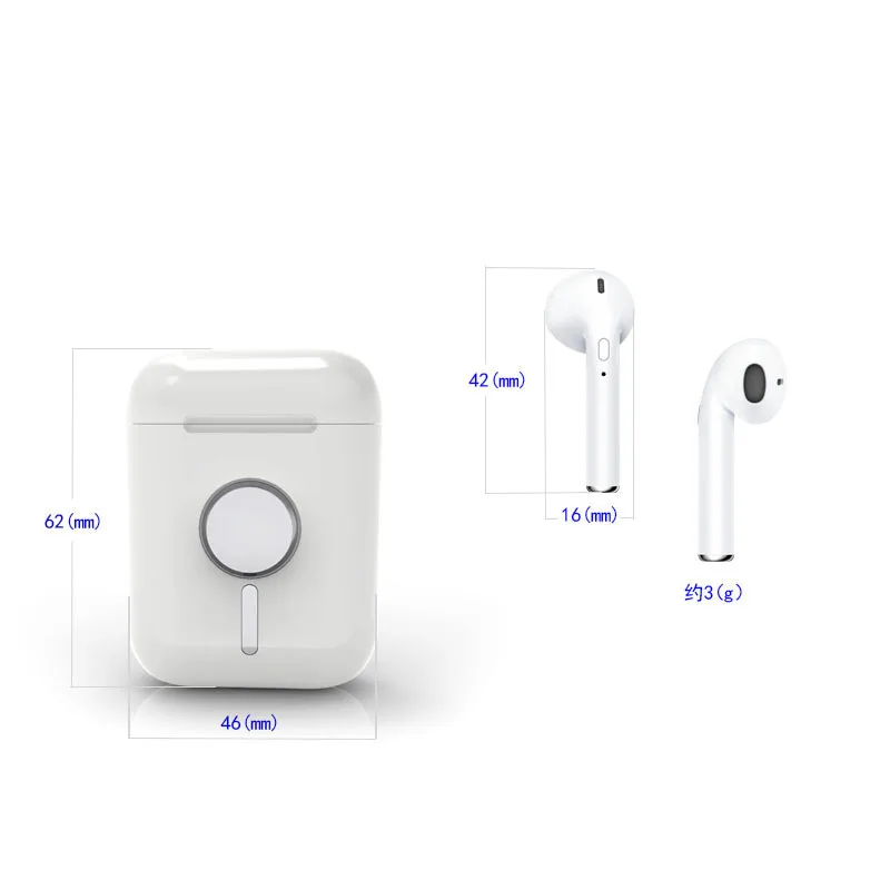 Портативные наушники-вкладыши tws, беспроводные наушники-вкладыши с ручным спиннером и зарядным чехлом