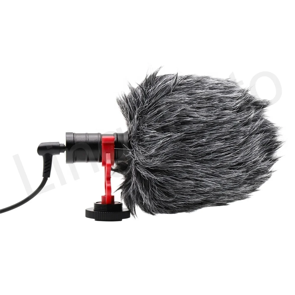 VXR10-B Shotgun Audio Microphone Best Microphone For Recording Podcasts Cell Phone Computer Condenser Microphone