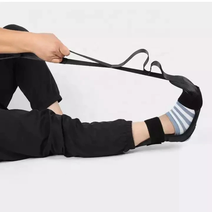 Yoga Flexibility Leg Stretch Foot Drop Splint Plantar Fasciitis Relief Calf Stretcher Elastic Bands