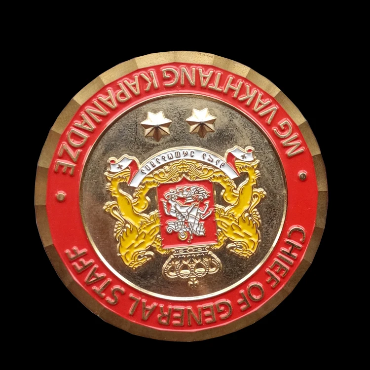 custom metal souvenir euro challenge gold coin