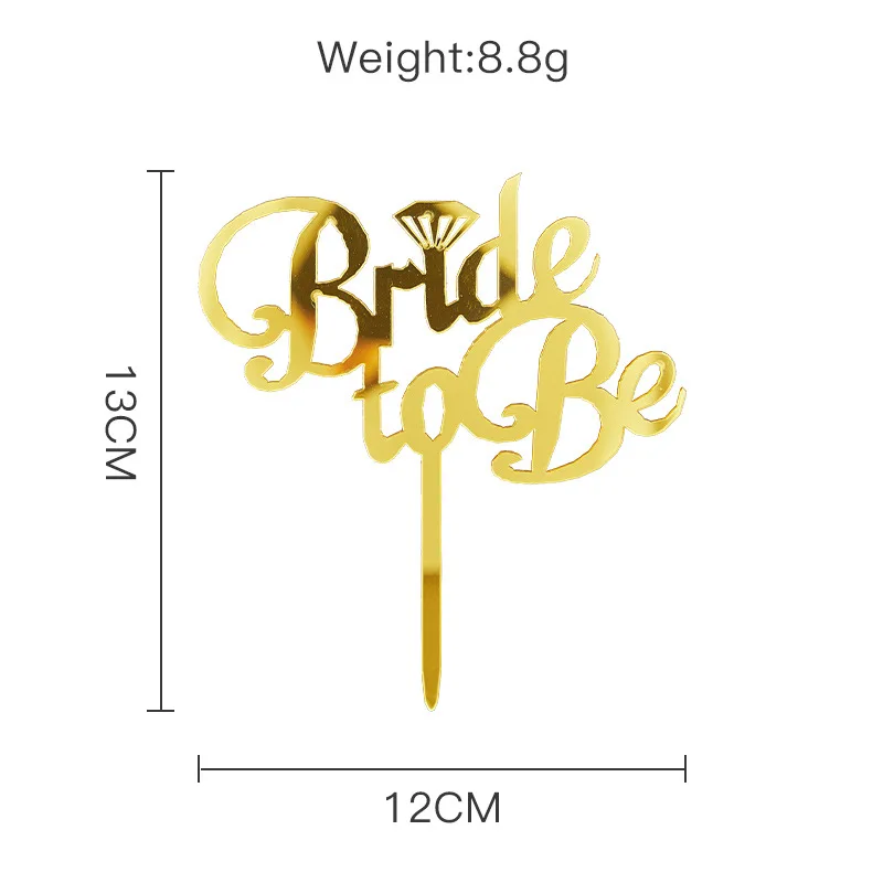 New Color Happy Anniversary Acrylic Cake Topper Stick Beautiful Cake Decoration Letter Topper