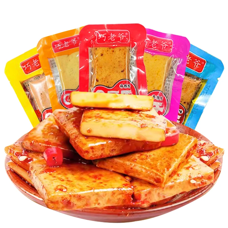 Chinese Snacks Spicy Strips Spicy Vegetarian Meat Snacks Ready to Eat Snacks Spice Flavors