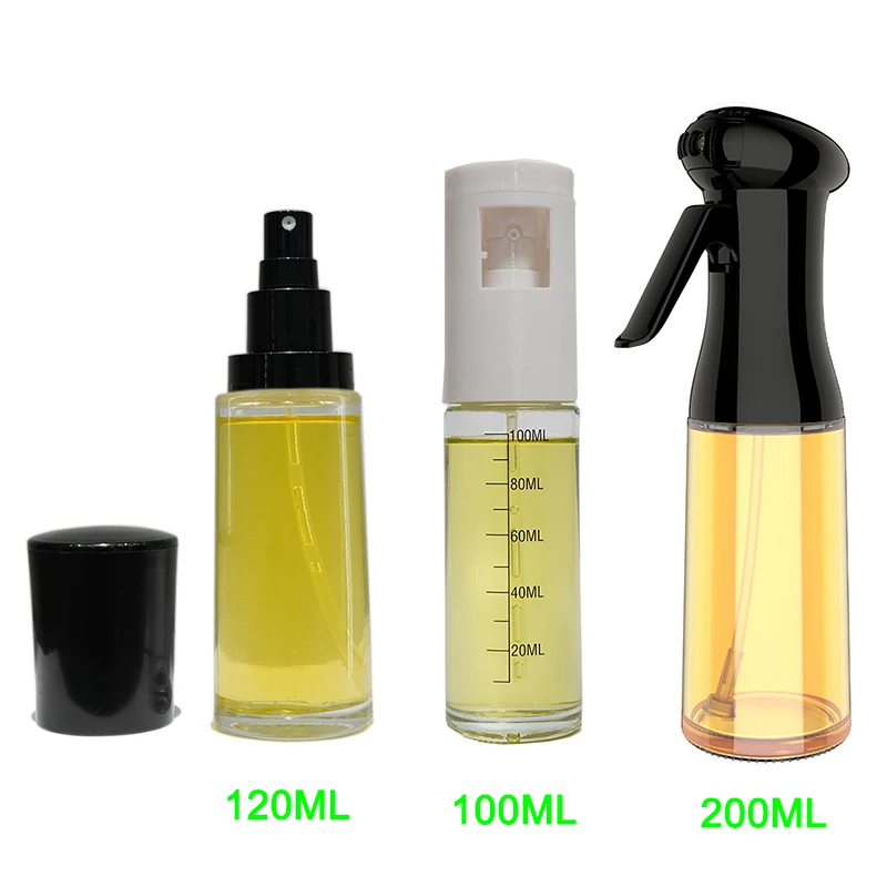 2022 Kitchen Accessories Food Grade  PP 100ML Olive Oil Sprayer Bottle, Spray Oil Mist Pot For Cooking