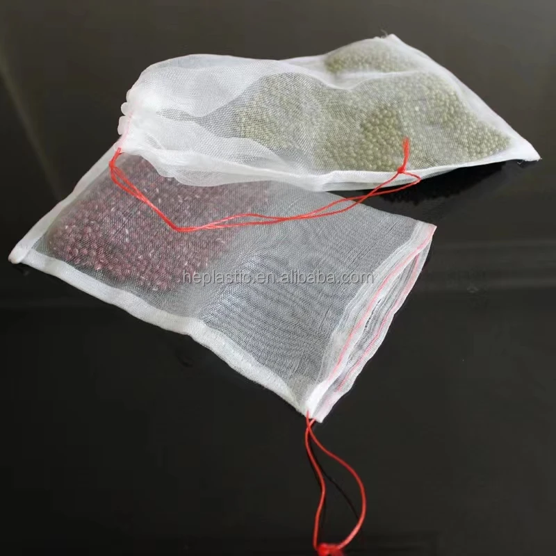 20*10cm New HDPE Fruit Date Palm Protection Mesh Bags/Anti Insect Netting Bag fruit Protective Bag