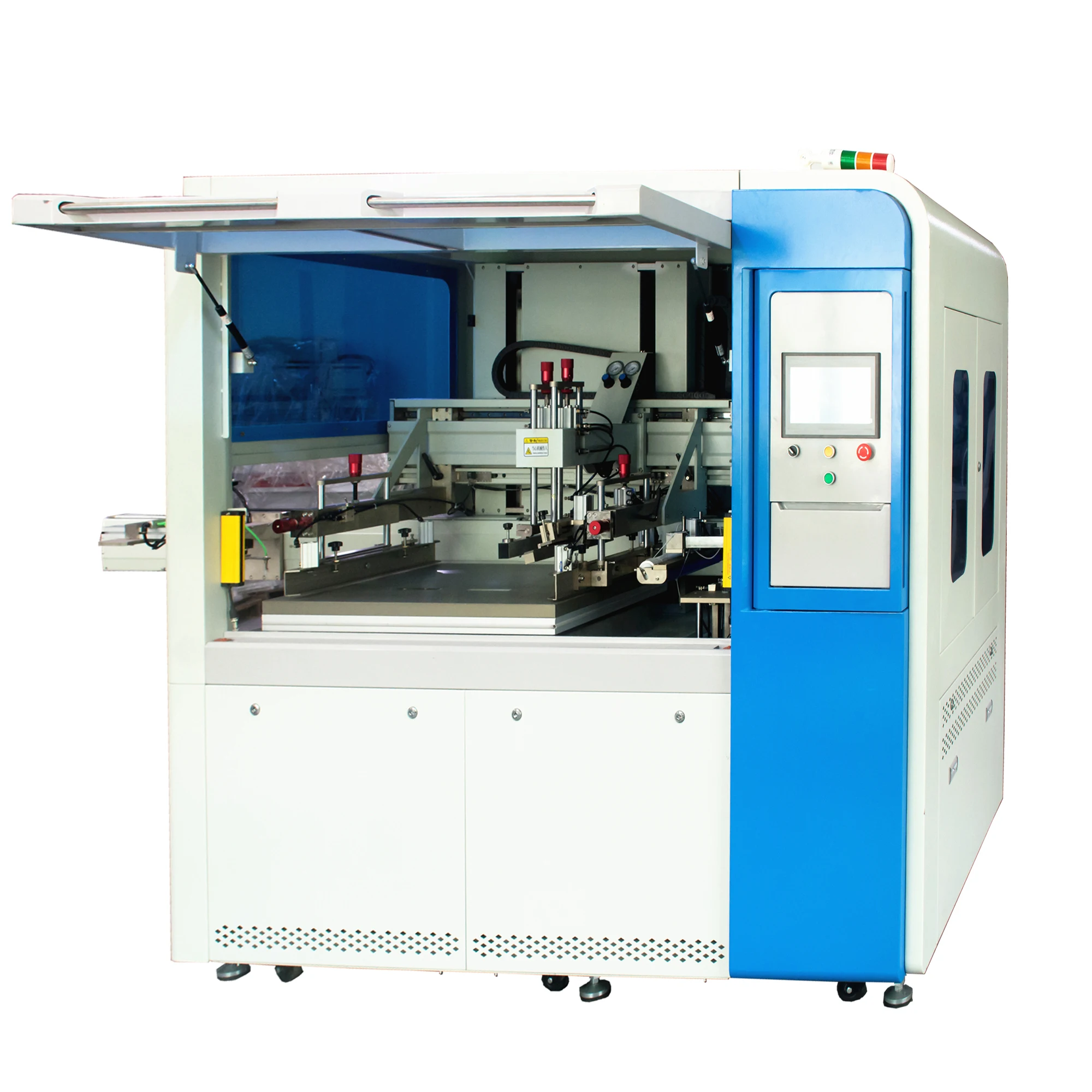 CCD Visual positioning silk screen printing machine for PVC Sheet materials  stencil printer