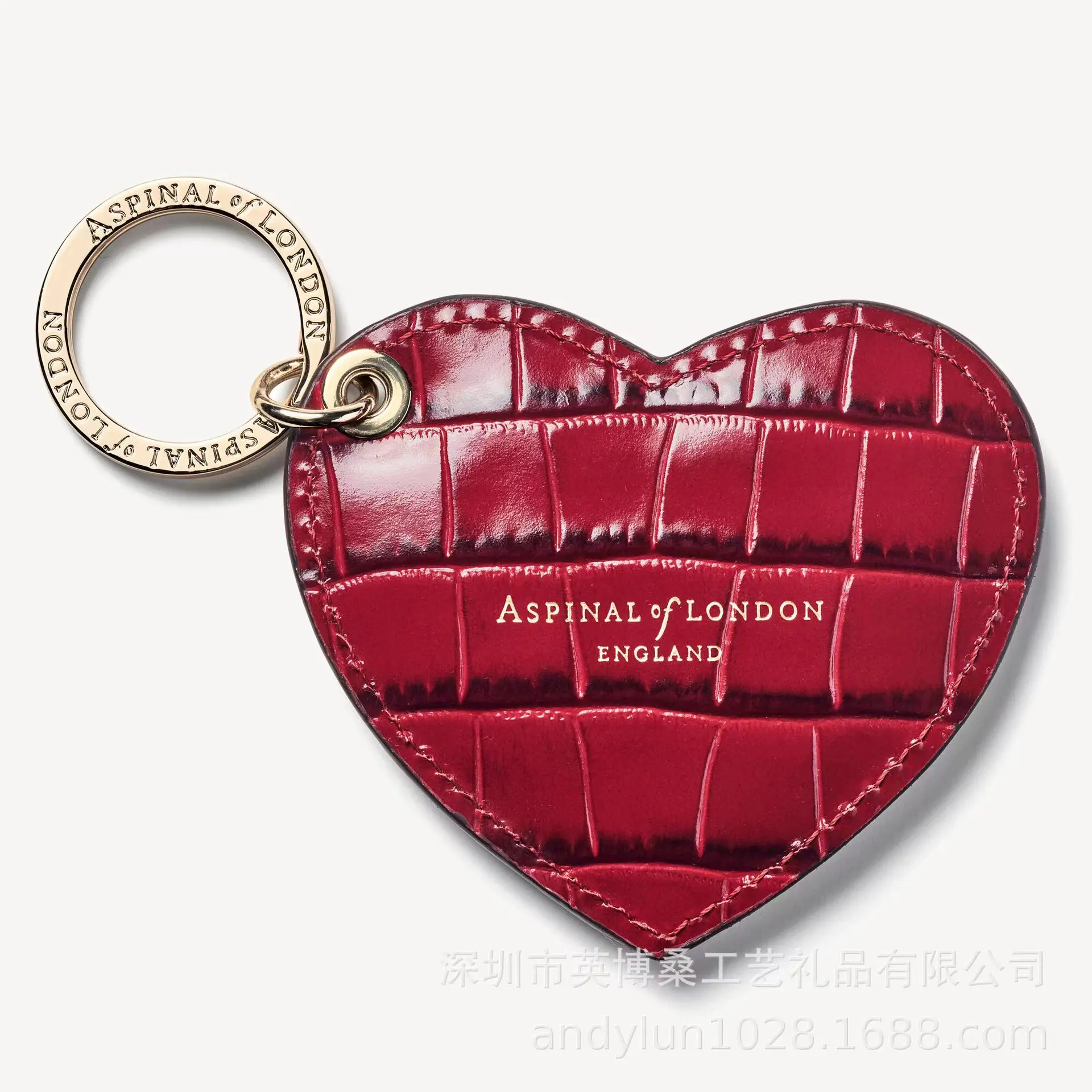 Personalized Leather Cute Heart Keychain Opp Bag Alloy Leather Key Ring Buffalo Charm Custom Logo PU Promotion Gift Pu Leather