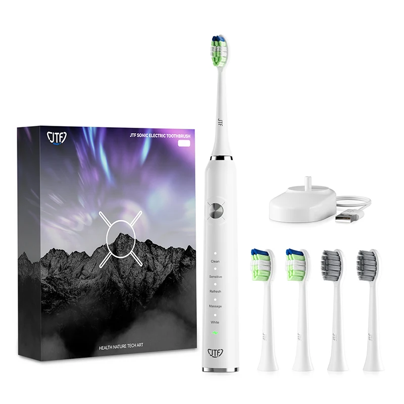 JTF Cheap Wholesale IPX7 Waterproof Electric Teeth Whitening Equipment Home Travel Dental Electric toothbrush