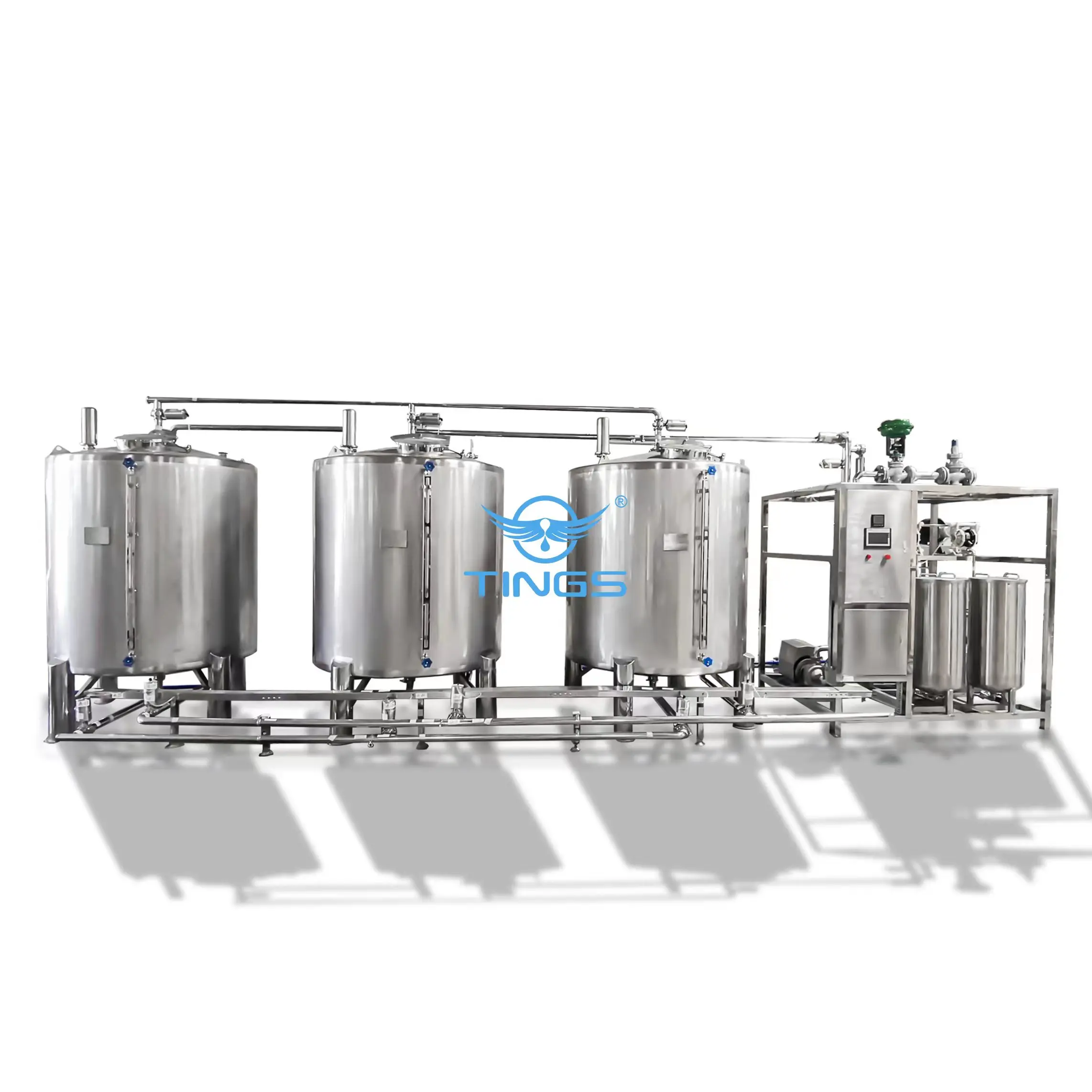 Factory price automatic CIP pipeline cleaning system acid and alkali cleaning machine equipment