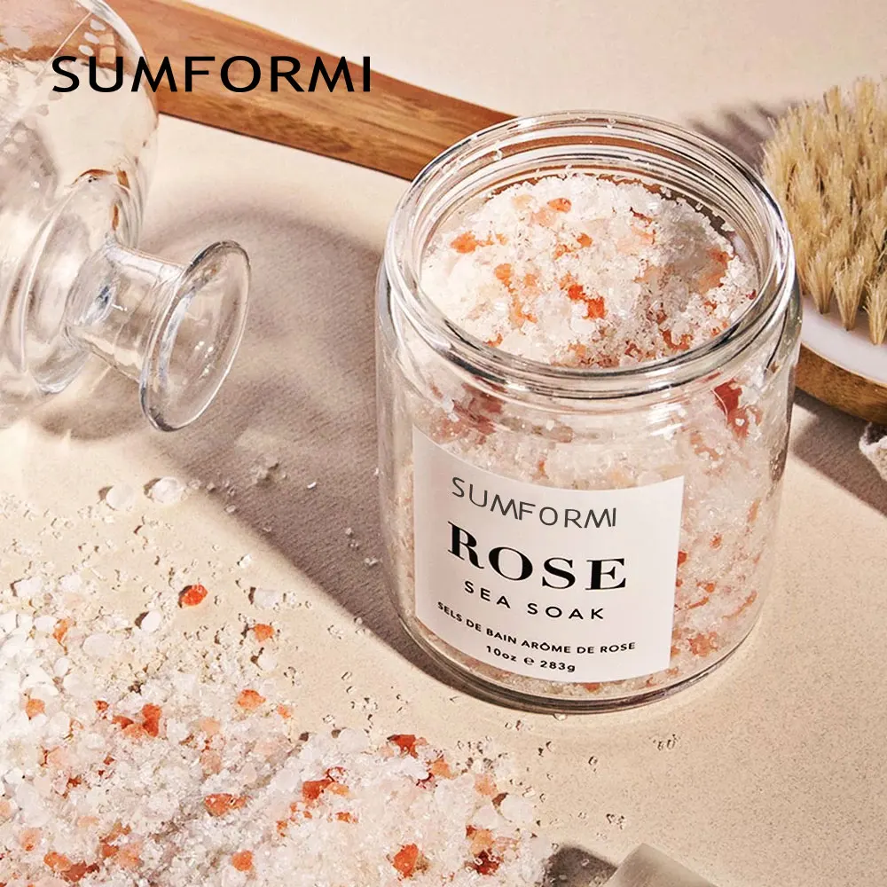 OEM  wholesale Relax Moisturizing muscle therapy perfume hemp aromatherapy Scented sea bath salt