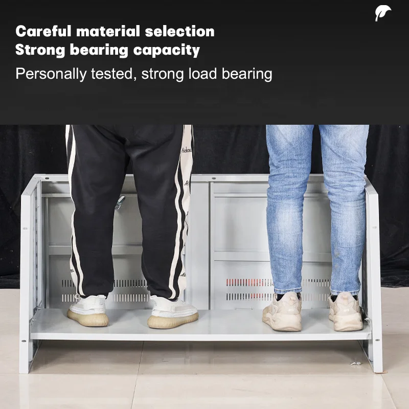 LED Light Acrylic Office Computer Console Display Desk Security Command Operating Workstation Office Table Furniture Staff Desk