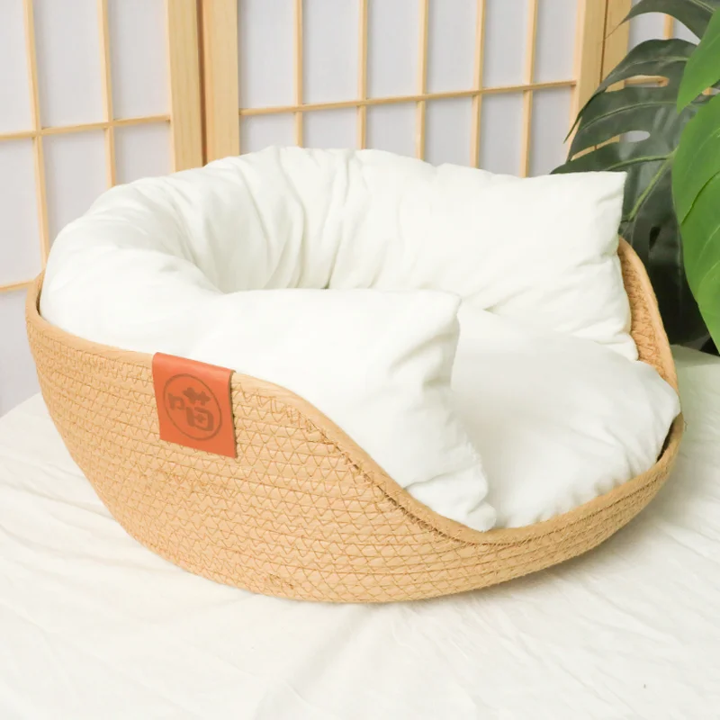 Pet Products Stars Printed Canvas Pet Bed For Dogs & Cats For Wholesale