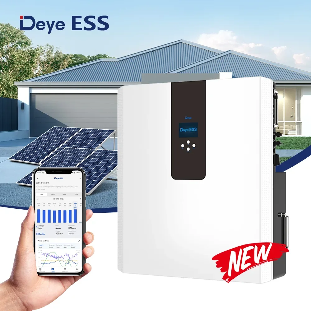 Deye ESS RW-F5.3-2H3 все-в-одном лучший литиевый аккумулятор с инвертором популярный дизайн Lifepo4 для хранения солнечных батарей