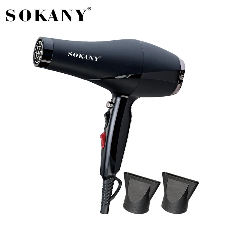 Premium Brand Sokany 2400w For Womens Professional Plug Cord Can Be Rotated Household Hair Dryer With Diffusers