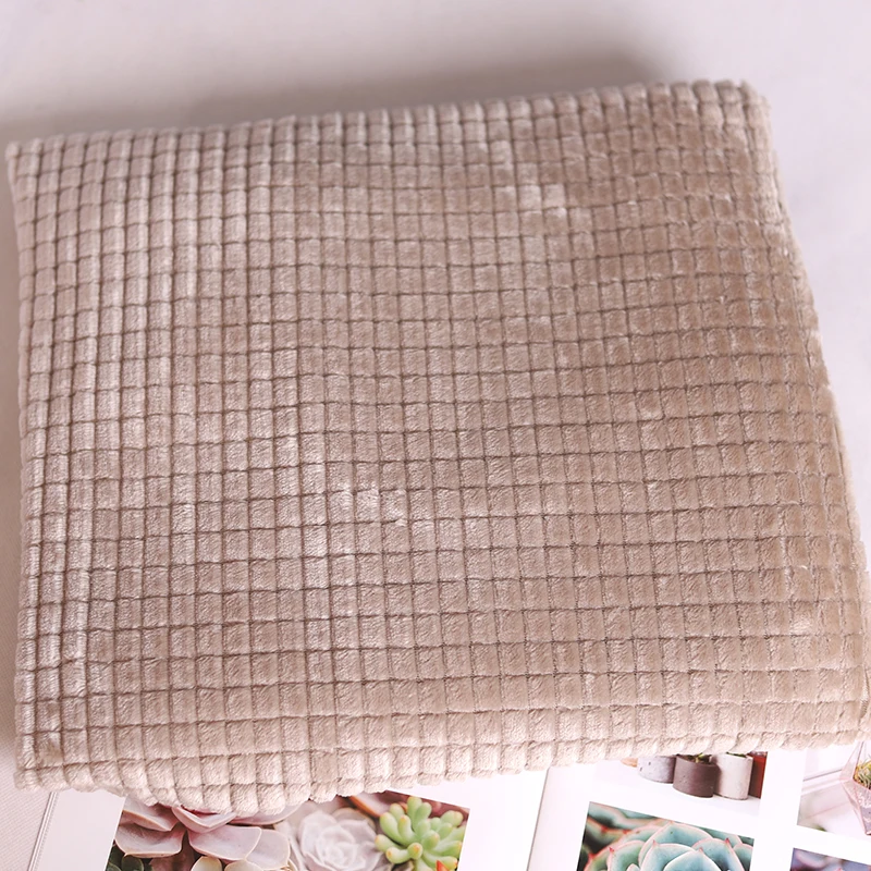 2021 Jacquard Flannel Fabric Jacquard Flannel Fabric Jacquard Flannel Polyester Fabric