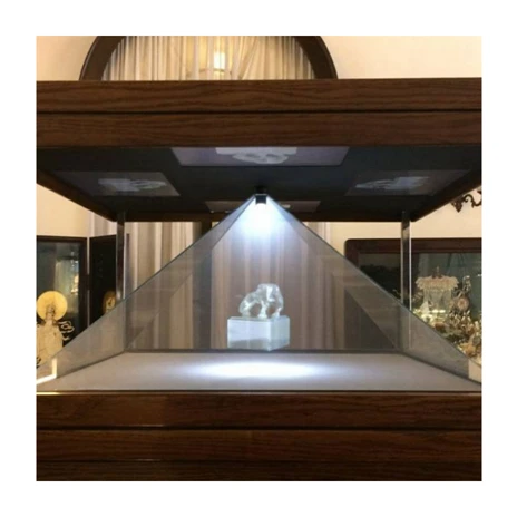 Creative gift advertisement playing holographic 3D 360-degree display cabinet