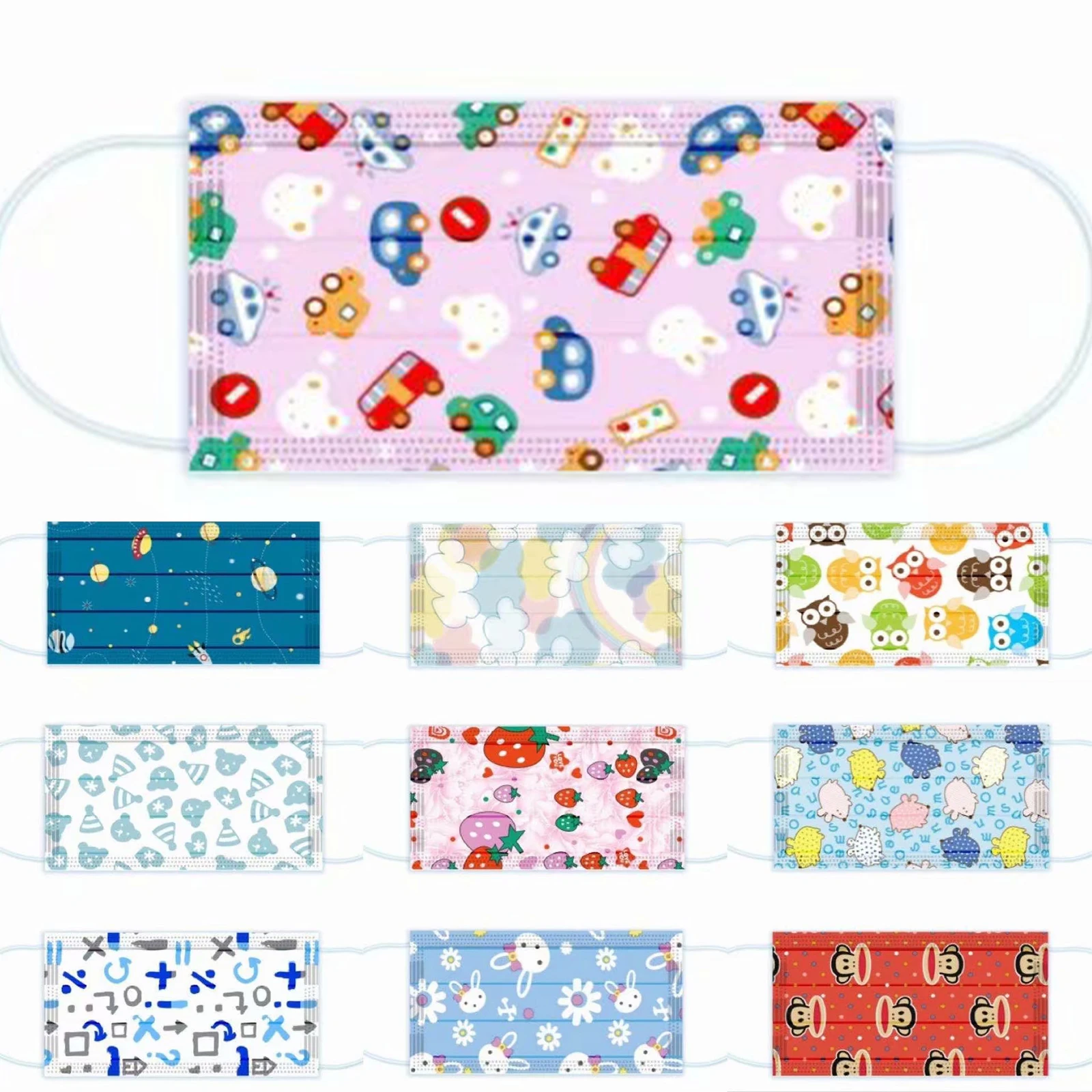 
100% Polypropylene Make-to-order Printed Customized Pattern PP Spunbond Non Woven Fabric for Mask Chinese Cost-effective 