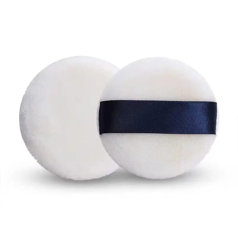 Round Powder Puffs for Loose Powder Cosmetic Foundation Sponge Makeup Tool