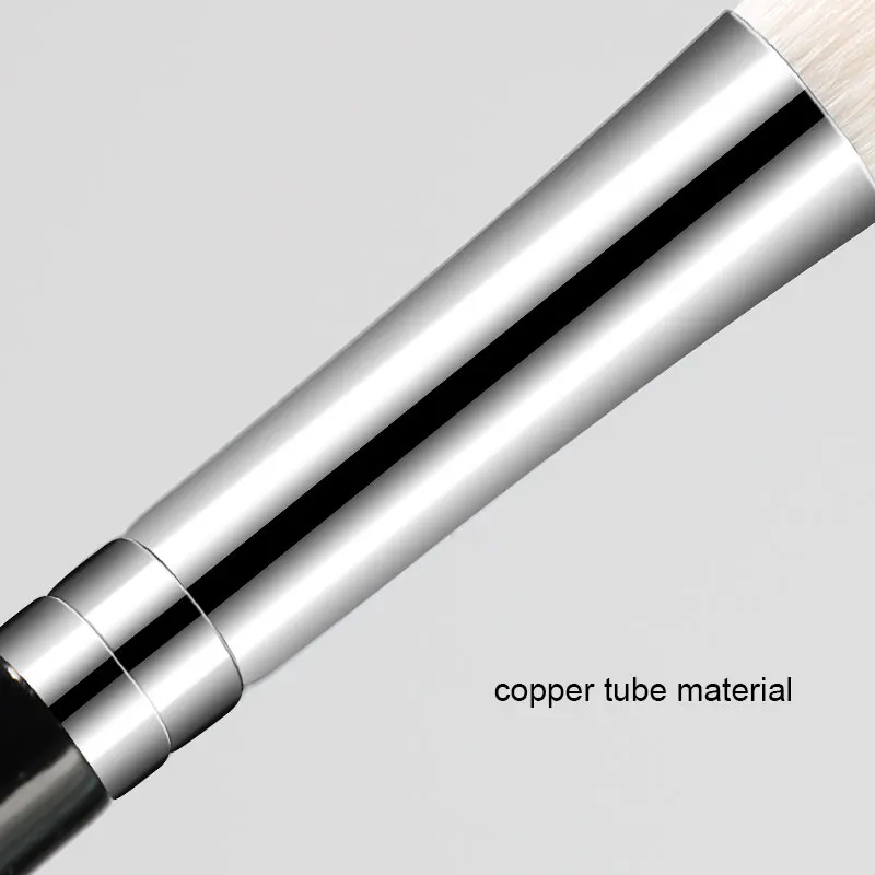 FEIYAN Best Quality Copper Material Custom Private Label Thin Angled Brow Brush 2 In 1 Mascara Eyebrow Brush With Spoolie