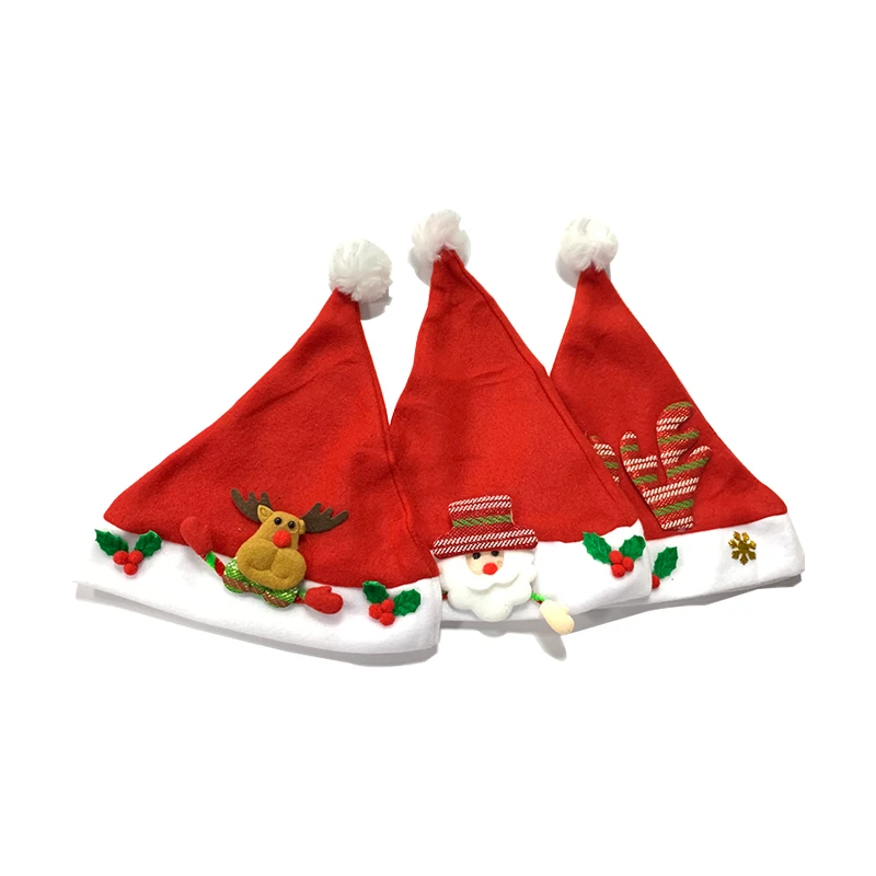 Plush Fun Santa Light up Christmas Hat