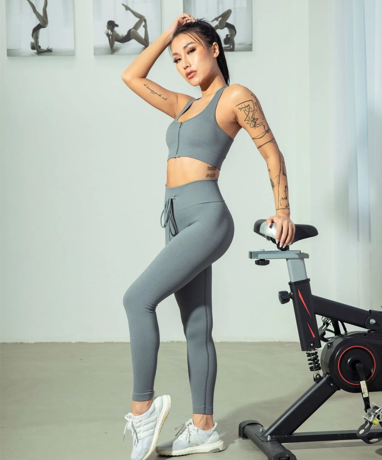 [Free Sample] Yoga Pants Leggings Apparel Processing Services Slight Customize Gym pants