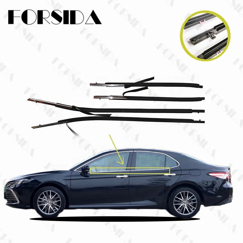 FORSIDA передняя правая для Toyota Camry V70 2019 хромированная оконная уплотнительная лента