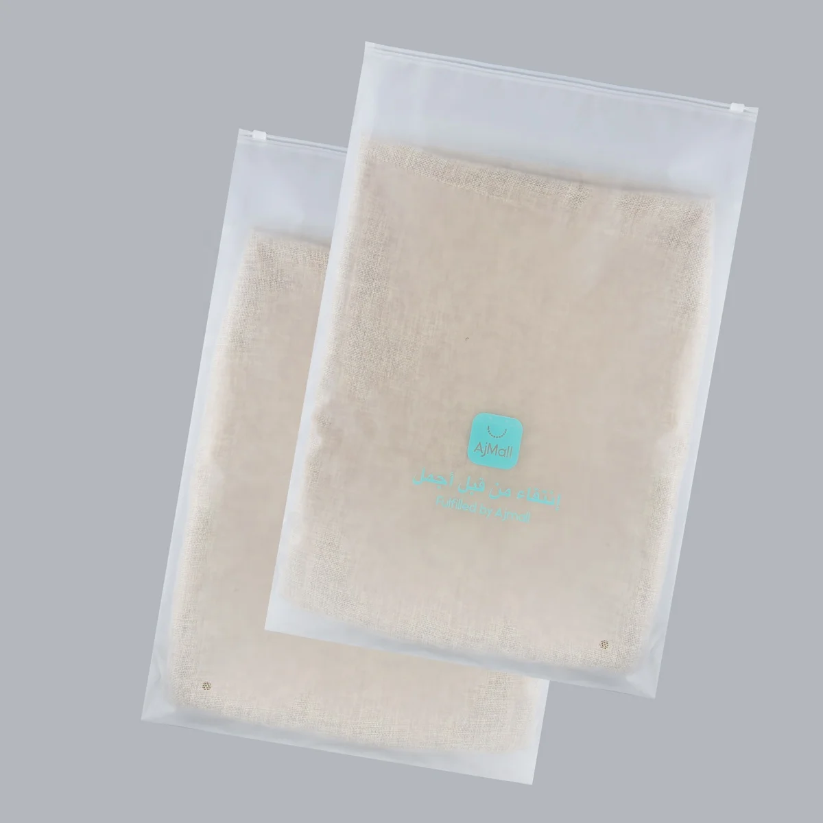 Plastic Material for clothing packaging zipper top sealing bags