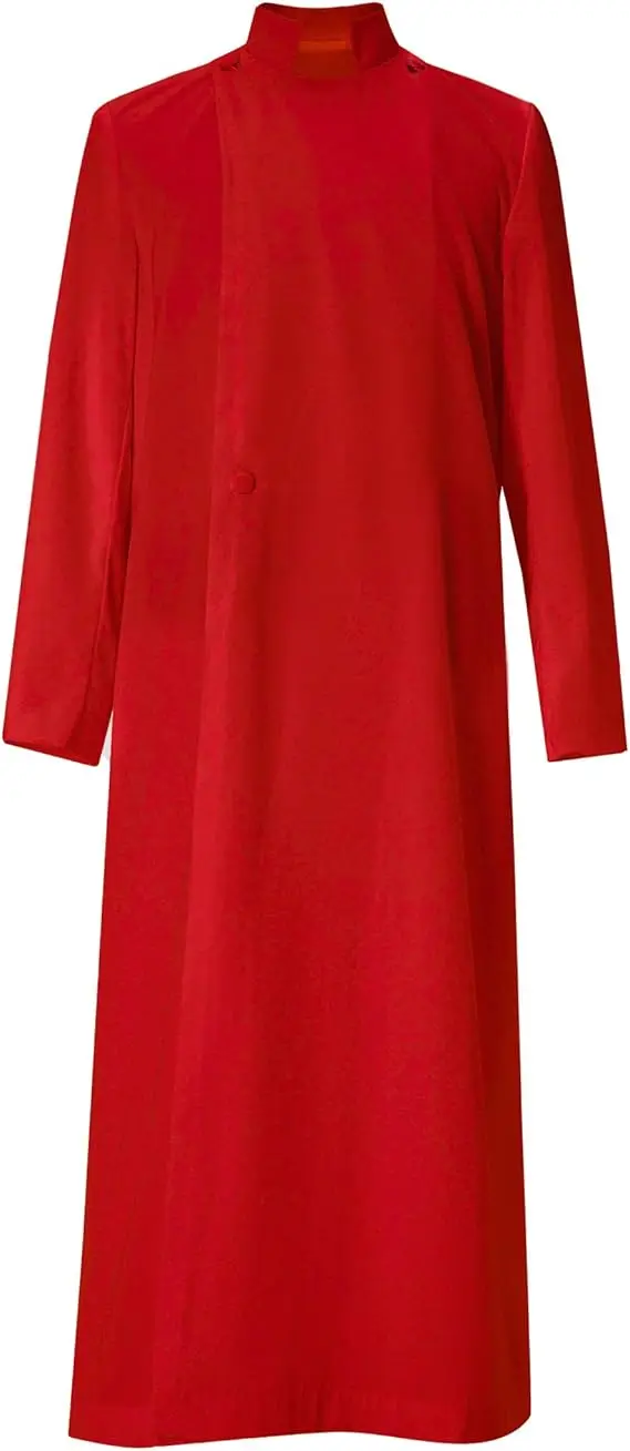 High quality Adult baptism dress Clergy Robes priest church dress pastor men and women priests garments with lining