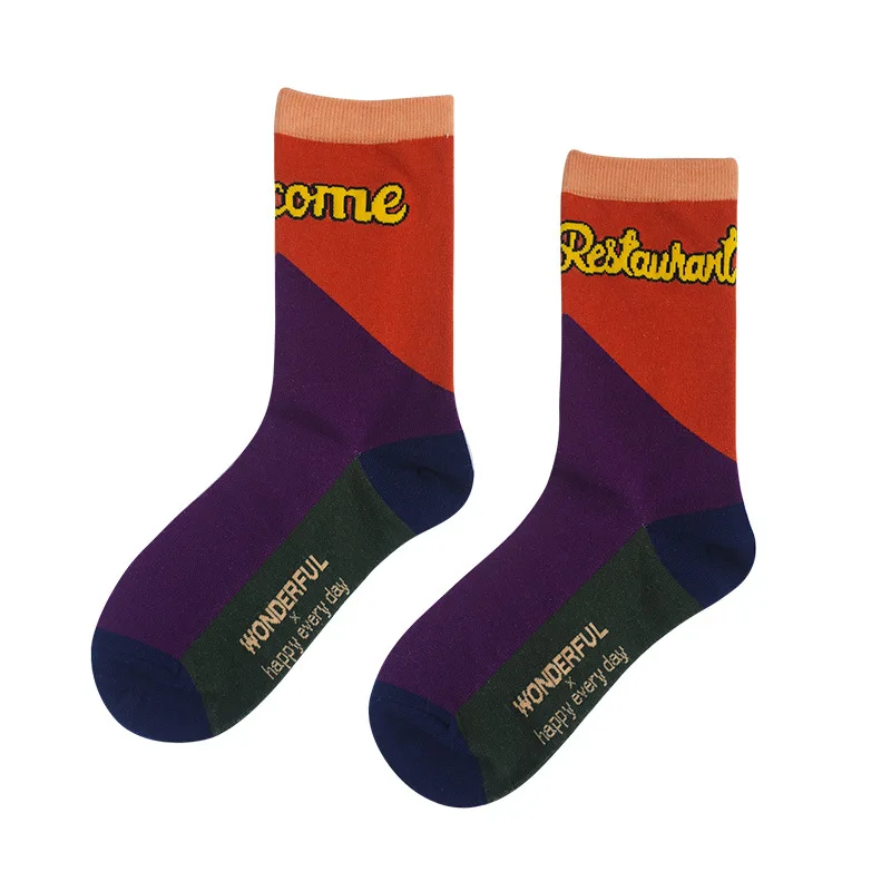 Fashion Socks Good Price Custom Logo Sports Business Fashion Design Own Socks Popular Crew Socks