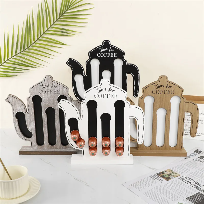 Pot-shaped small coffee capsule storage home coffee shop desktop ornaments coffee capsule holder