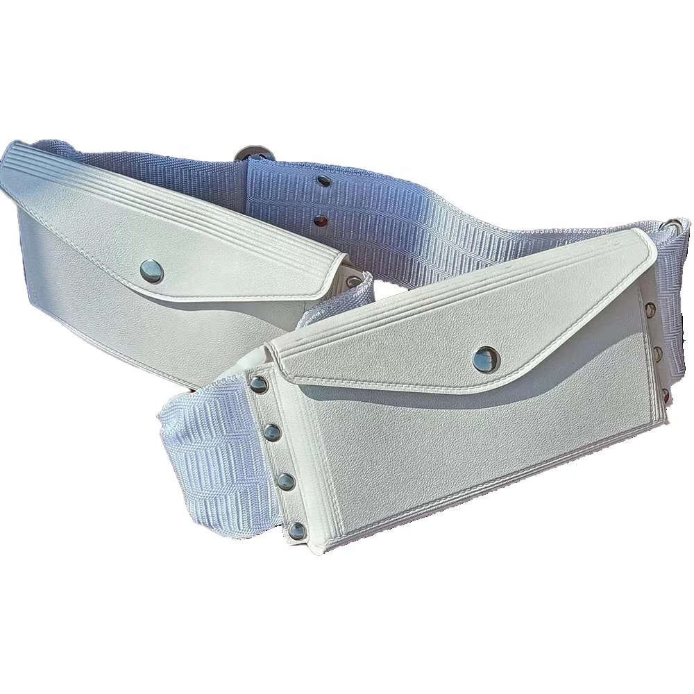 Factory stock plastic buckle double pocket adjustable anti-theft ihram hajj belt for hajj umrah Muslim pilgrimage