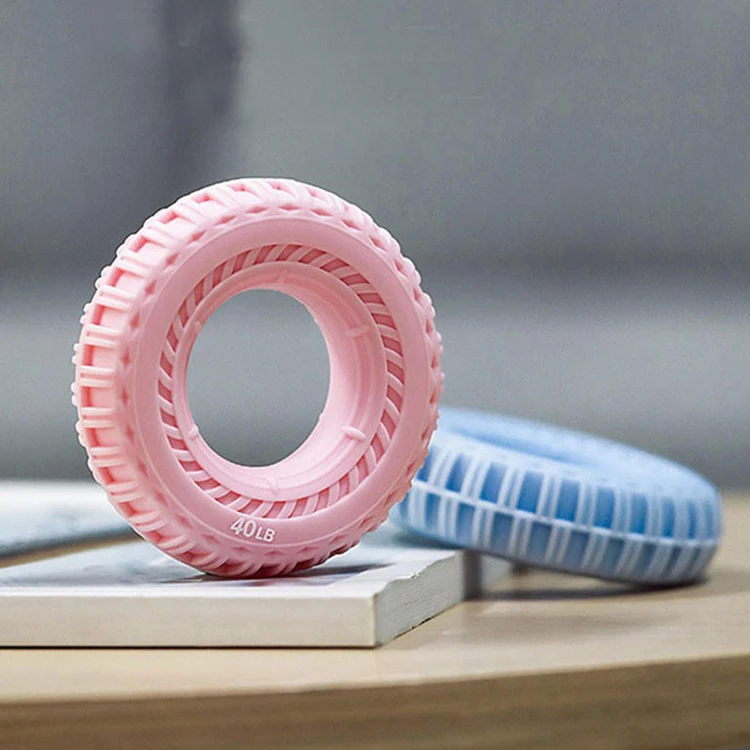 Finger Strength Training Exercise Colorful Silicone Hand Grip Ring