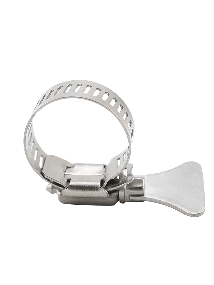 High Quality Single Ear Hose Clamp Kit Adjustable Ear 304 Stainless Steel  Hose Clamps Sets Car Parts For Hydraulic Hose Fuel