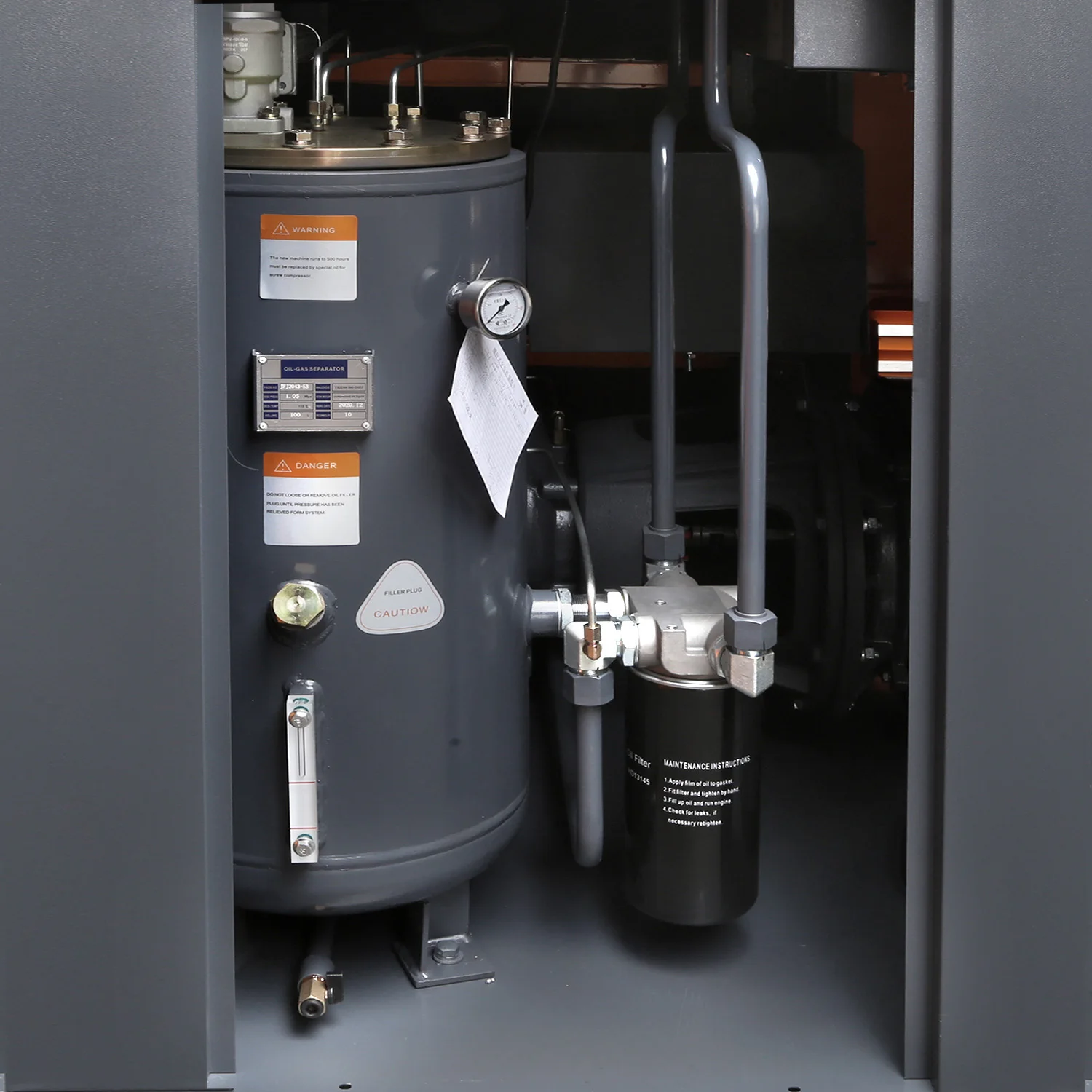 Factory Direct Sale 8bar 7.5kw-37kw Slient Screw Air Compressor For Water Well Drilling Rig Machine Diesel For Mining Using