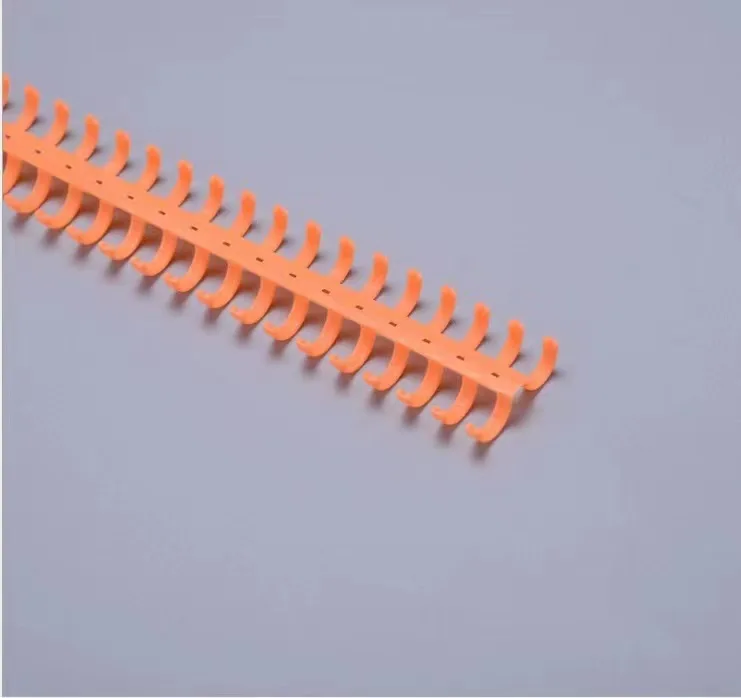 Plastic Snap Binding Ring Strips for Loose Leaf Book Folder