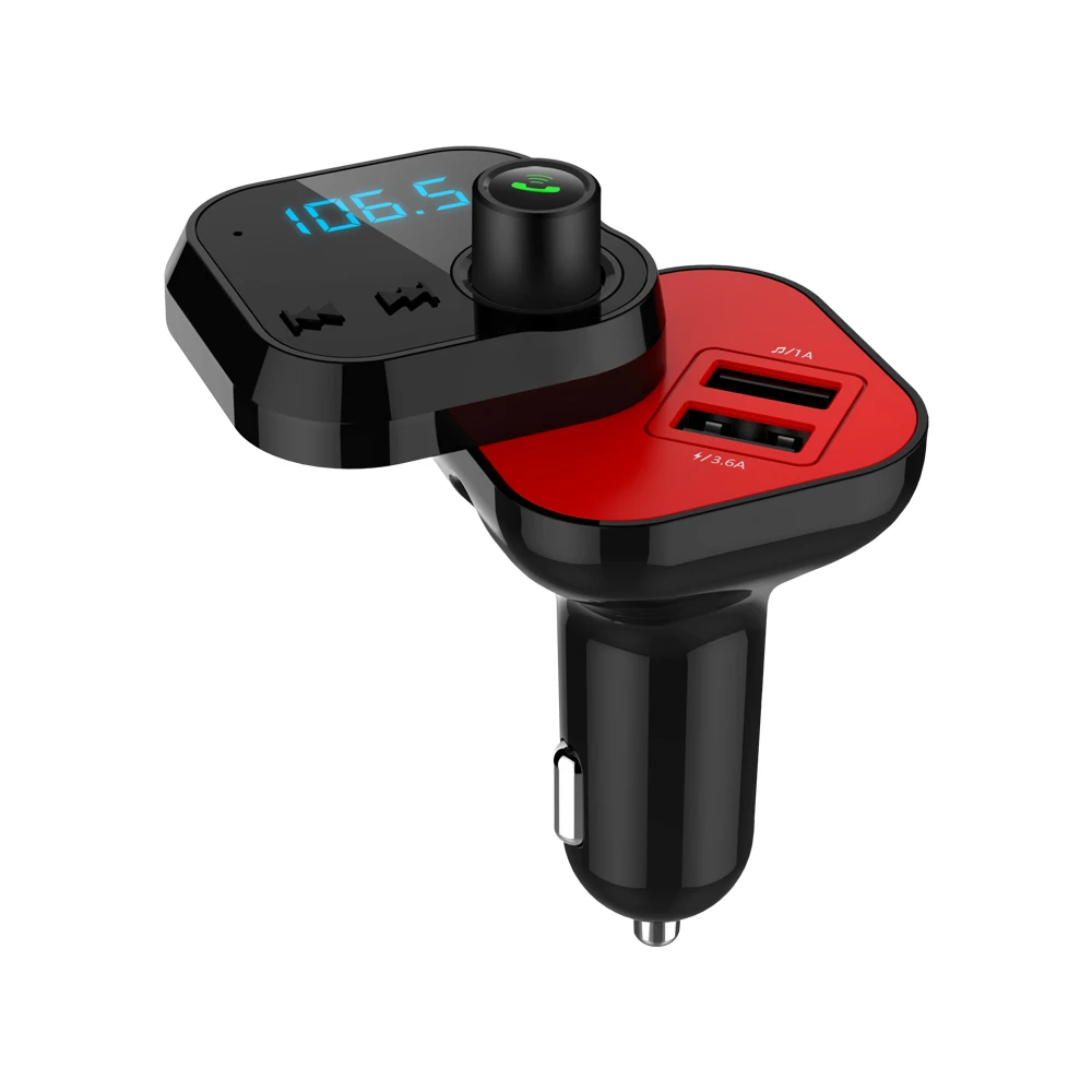 High quality Audio Adapter Receiver Wireless Handsfree Car Kit Fm Transmitter Car Mp3 Player