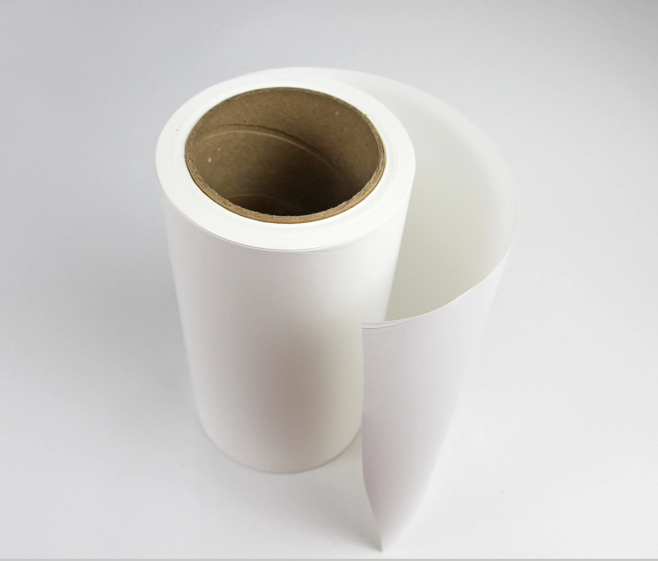 Matte white BOPP 54um Self Adhesive Film Jumbo Adhesive Label