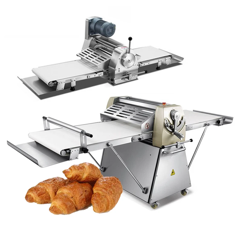 Commercial High Efficiency Electric Pizza Dough Press Machine Automatic Bakery Equipment Bread and Flour Mill Use