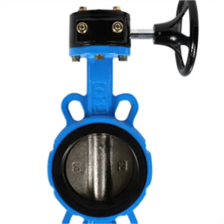 Industrial Butterfly Valve Soft Seal Centerline Wafer Type Cast Steel Butterfly Valve