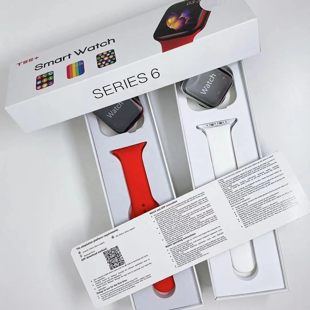 T55 Plus 100% Original Factory T55+ Games Smart Watch Can Receive Call Smart Phone Watch Wearable devices For Android and IOS