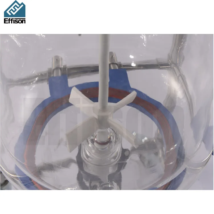 Effison Bioreactor Jacketed Glass Reactor 20L