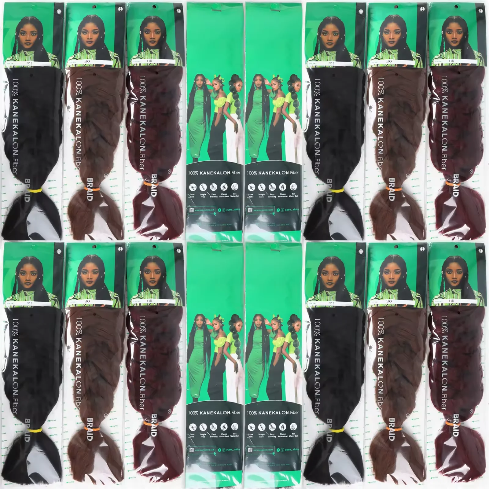 Wholesale Ghana braiding Hair Extension kanekalons For African Ombre  Expression Jumbo Braids 165g Ultra Synthetic Braiding Hair