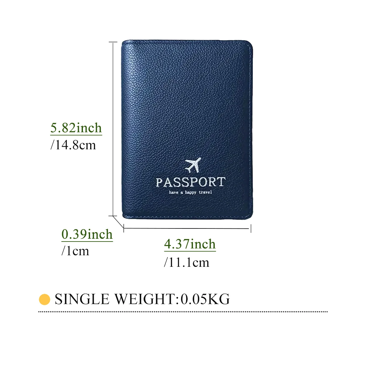 Passport Wallet Travel Accessories Faux RFID Blocking PU Leather Upgrade Version Passport Covers Passport Holder With Logo Cheap
