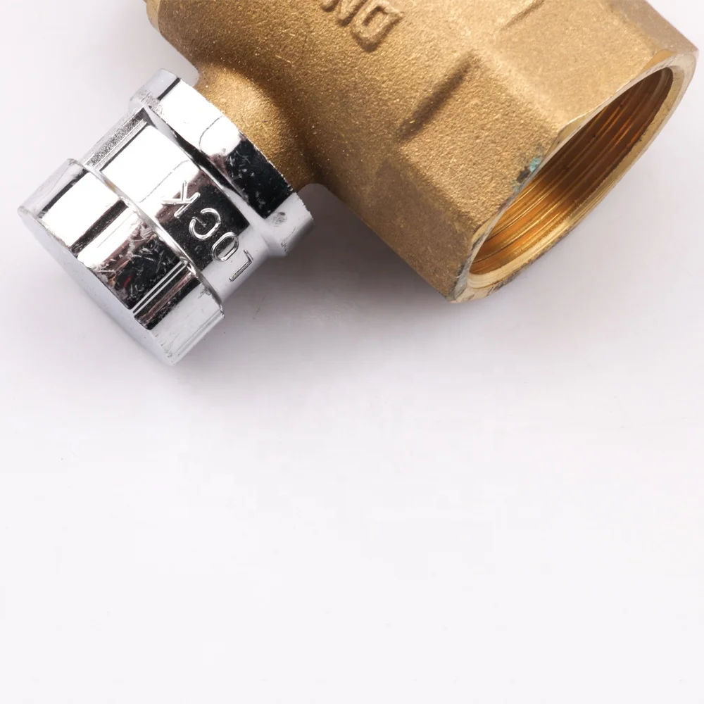C Type Letter Key Brass Magnetic Valve WRAS Certificate Female Waterproof