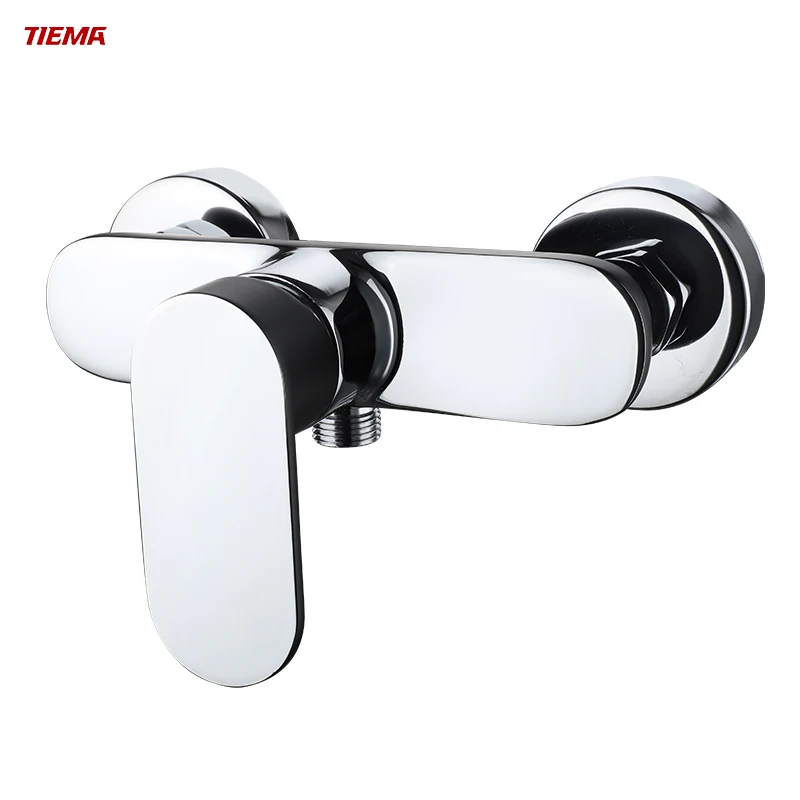 35MM Ceramic New Design Chrome Brass Single Handle Bathroom Black Mixers Bath & Shower Faucets