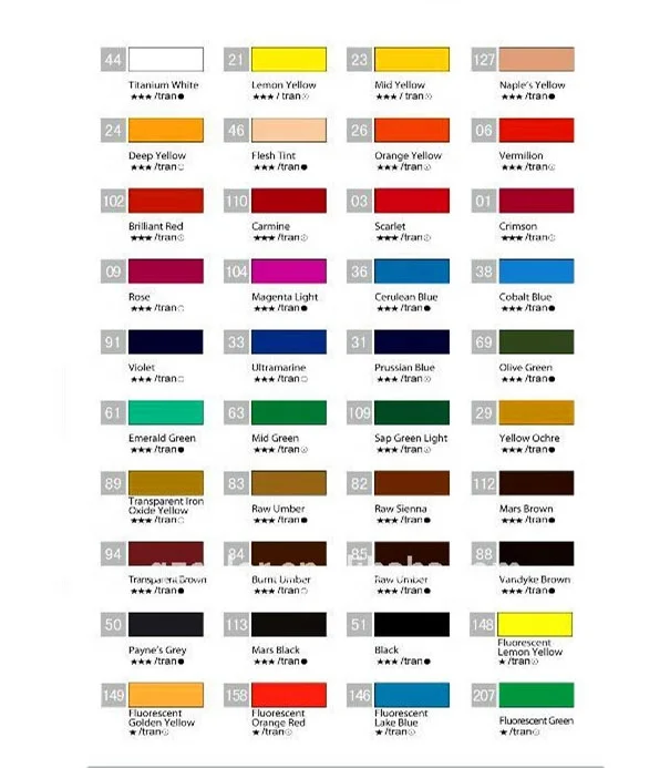 12ml DIY Textile Shoes Graffiti Hand Drawing Acrylic Paint for Beginner